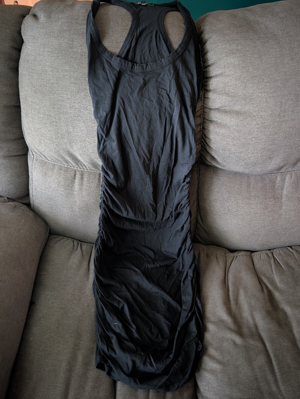 Express Black Dress with Side Ruching